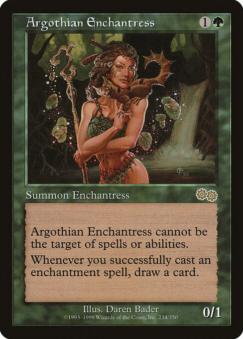 Argothian Enchantress (USG 234) [Urza's Saga]