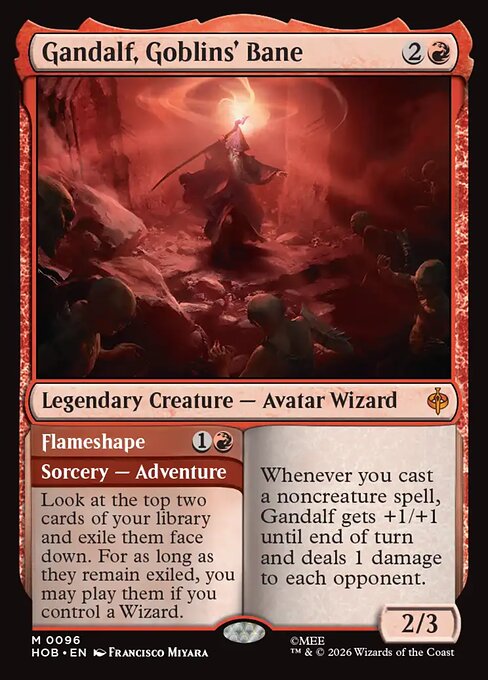 Gandalf, Goblins' Bane // Flameshape (HOB 96) [The Hobbit]
