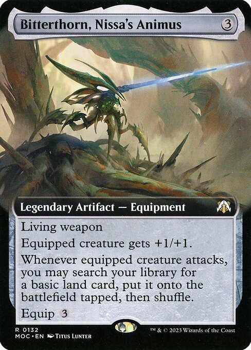 Bitterthorn, Nissa's Animus (MOC 132) [March of the Machine Commander]