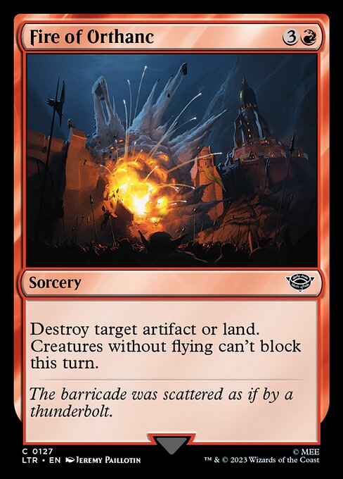 Fire of Orthanc (LTR 127) [The Lord of the Rings: Tales of Middle-earth]