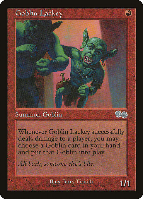 Goblin Lackey (USG 190) [Urza's Saga]