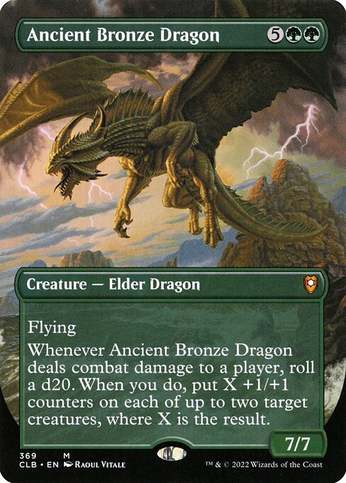Ancient Bronze Dragon (CLB 369) [Commander Legends: Battle for Baldur's Gate]