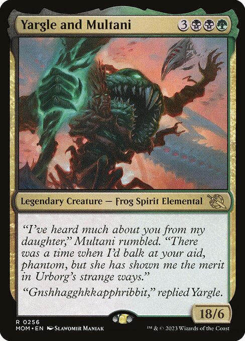 Yargle and Multani (MOM 256) [March of the Machine]