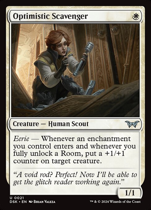 Optimistic Scavenger (DSK 21) [Duskmourn: House of Horror]