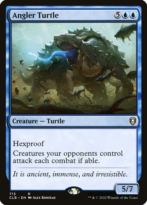 Angler Turtle (CLB 713) [Commander Legends: Battle for Baldur's Gate]