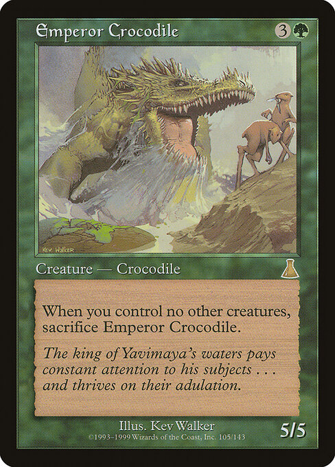 Emperor Crocodile (UDS 105) [Urza's Destiny]