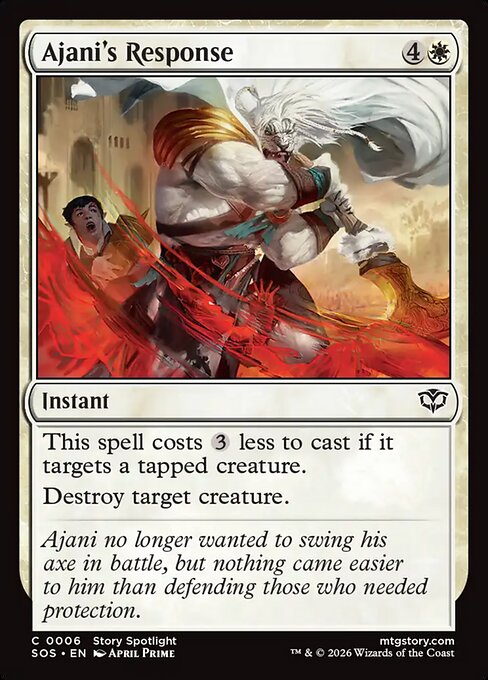Ajani's Response (SOS 6) [Secrets of Strixhaven]