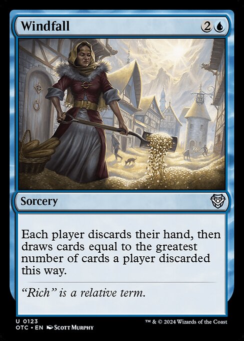 Windfall (OTC 123) [Outlaws of Thunder Junction Commander]