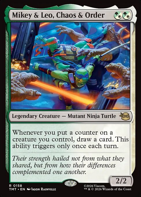 Mikey & Leo, Chaos & Order (TMT 158) [Teenage Mutant Ninja Turtles]
