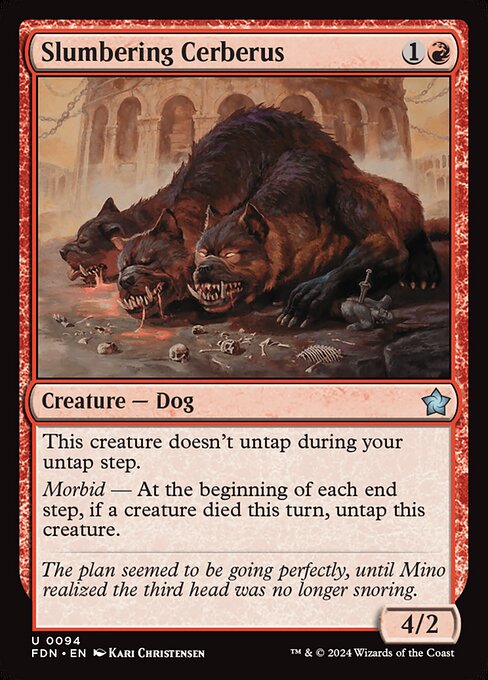 Slumbering Cerberus (FDN 94) [Foundations]