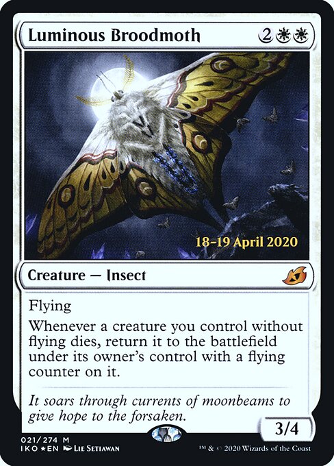 Luminous Broodmoth (PIKO 21s) [Ikoria: Lair of Behemoths Promos]