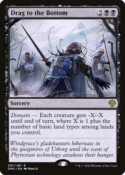 Drag to the Bottom (DMU 91) [Dominaria United]