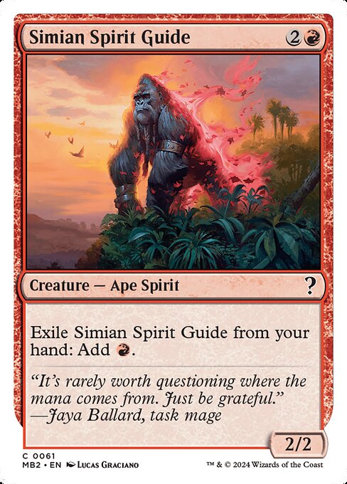 Simian Spirit Guide (MB2 61) [Mystery Booster 2]