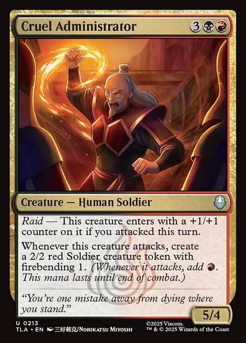 Cruel Administrator (TLA 213) [Avatar: The Last Airbender]