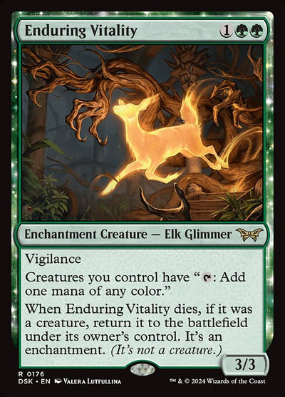 Enduring Vitality (DSK 176) [Duskmourn: House of Horror]