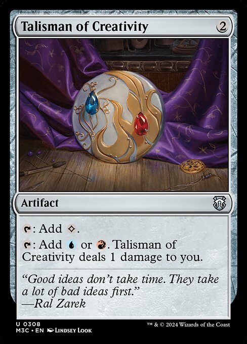 Talisman of Creativity (M3C 308) [Modern Horizons 3 Commander]