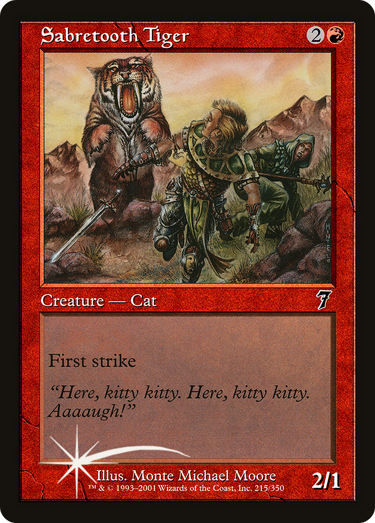 Sabretooth Tiger [Seventh Edition]