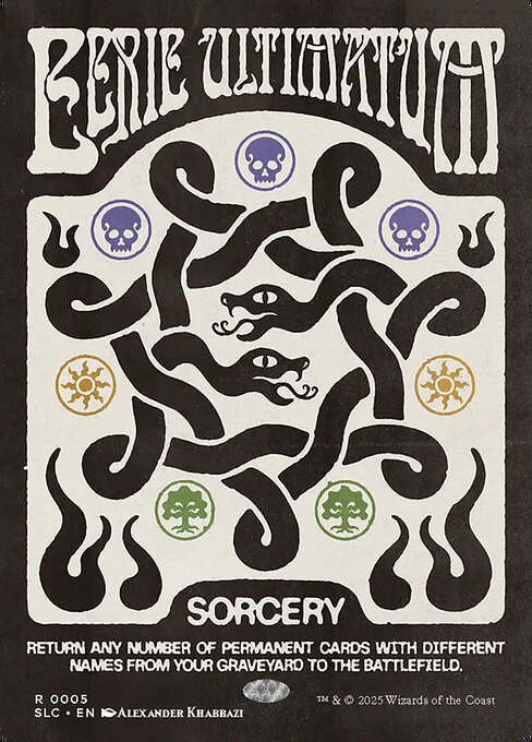 Eerie Ultimatum (Borderless · Full Art) (SLC 5) [Secret Lair Countdown]