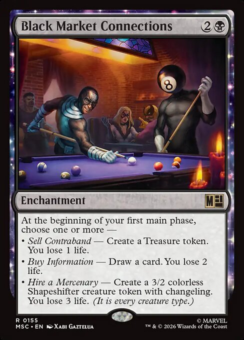 Black Market Connections (MSC 155) [Marvel Super Heroes Commander]