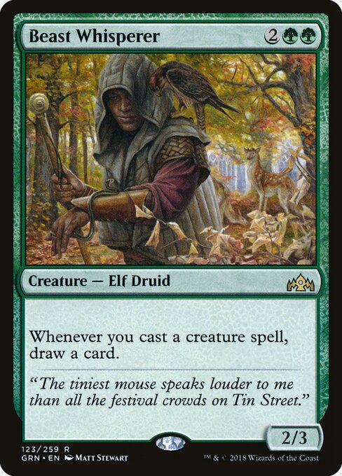 Beast Whisperer (GRN 123) [Guilds of Ravnica]