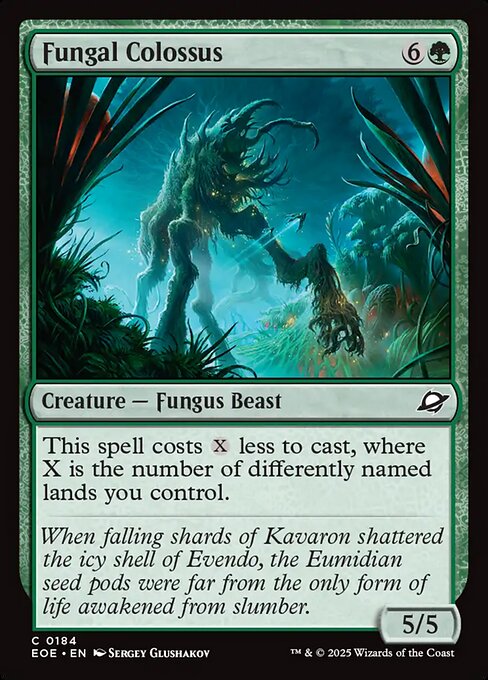 Fungal Colossus (EOE 184) [Edge of Eternities]
