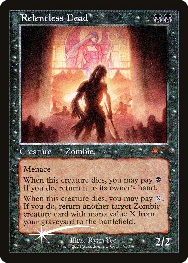 Relentless Dead (Retro Frame) [Secret Lair Drop Series]