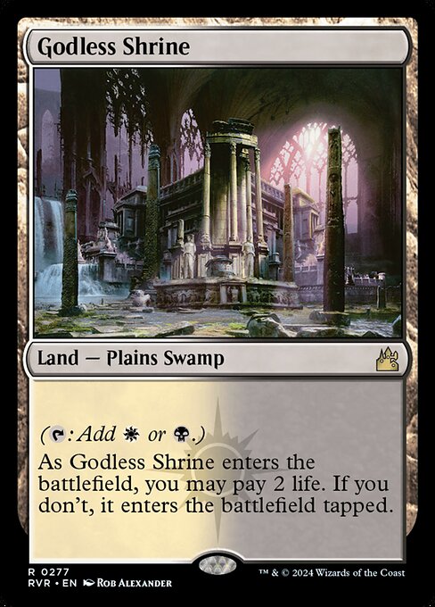 Godless Shrine (RVR 277) [Ravnica Remastered]