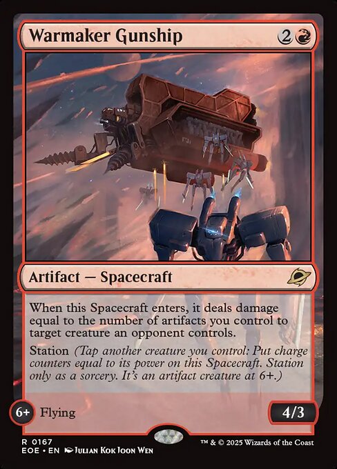 Warmaker Gunship (EOE 167) [Edge of Eternities]