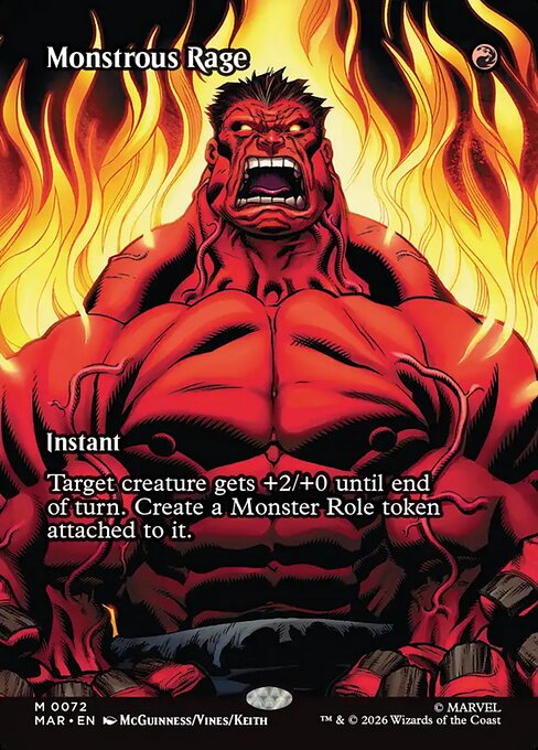 Monstrous Rage (MAR 72) [Marvel Universe]