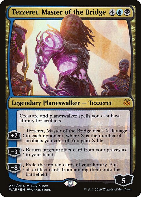 Tezzeret, Master of the Bridge (WAR 275) [War of the Spark]