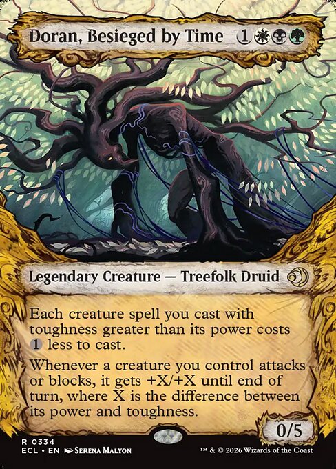 Doran, Besieged by Time (ECL 334) [Lorwyn Eclipsed]