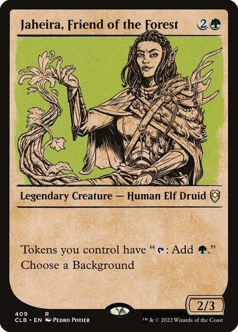 Jaheira, Friend of the Forest (CLB 409) [Commander Legends: Battle for Baldur's Gate]
