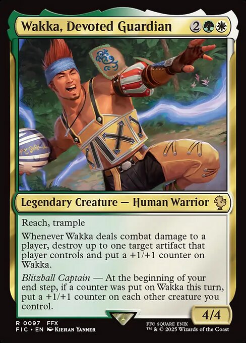 Wakka, Devoted Guardian (FIC 97) [Final Fantasy Commander]