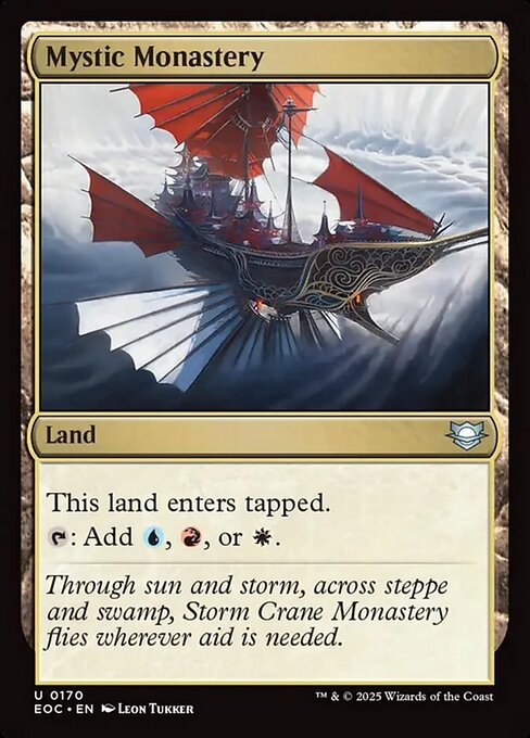 Mystic Monastery (EOC 170) [Edge of Eternities Commander]