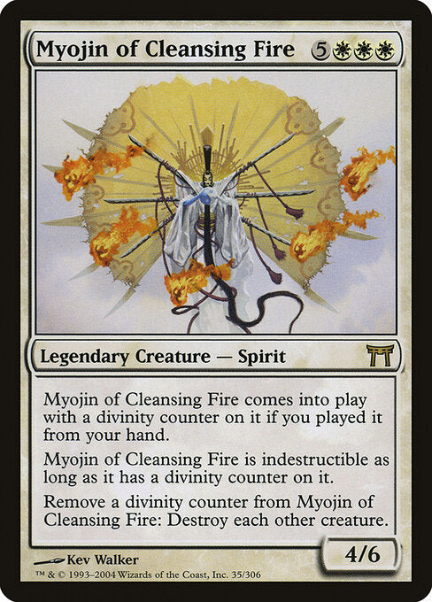 Myojin of Cleansing Fire (CHK 35) [Champions of Kamigawa]