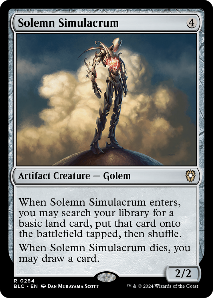 Solemn Simulacrum [Bloomburrow Commander]