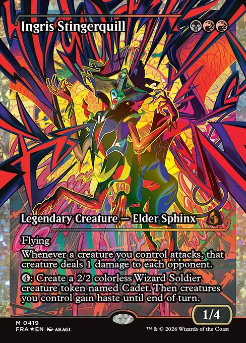 Ingris Stingerquill (Showcase · Full Art) (FRA 419) [Reality Fracture]