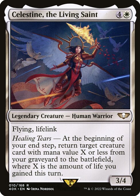 Celestine, the Living Saint (40K 10) [Warhammer 40,000 Commander]