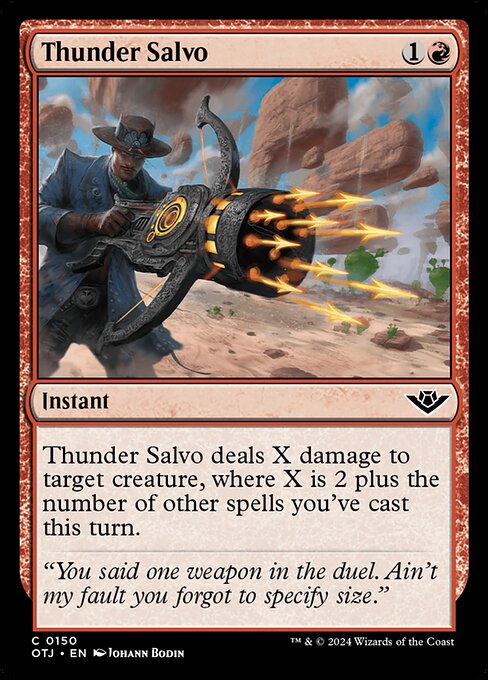 Thunder Salvo (OTJ 150) [Outlaws of Thunder Junction]