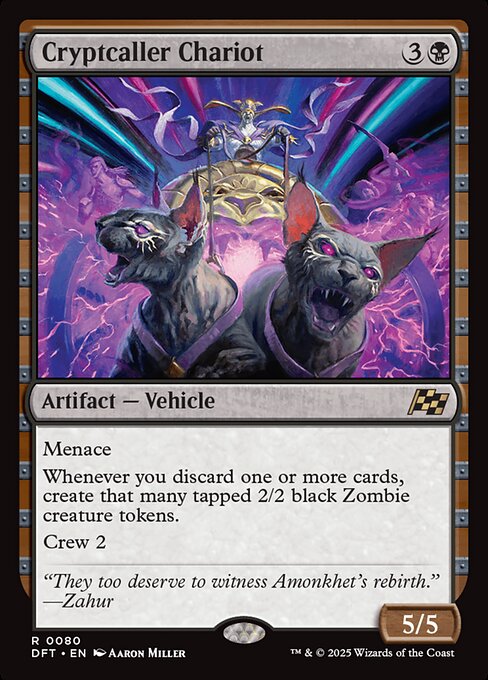 Cryptcaller Chariot (DFT 80) [Aetherdrift]