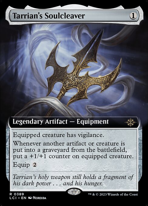 Tarrian's Soulcleaver (Extended Art) (LCI 389) [The Lost Caverns of Ixalan]
