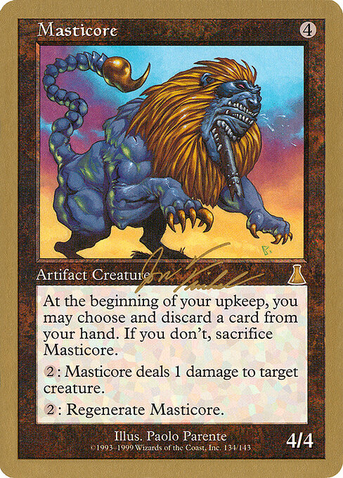 Masticore (WC00 jf134) [World Championship Decks 2000]