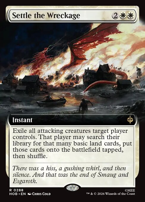 Settle the Wreckage (Extended Art) (HOB 288) [The Hobbit]