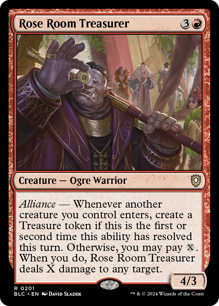Rose Room Treasurer [Bloomburrow Commander]