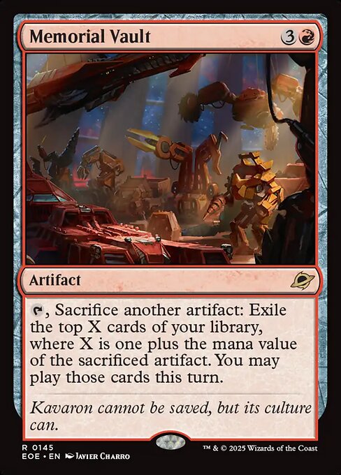 Memorial Vault (EOE 145) [Edge of Eternities]