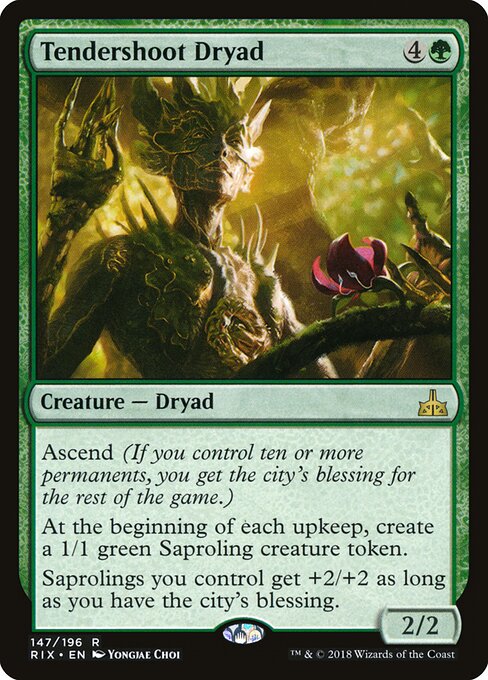 Tendershoot Dryad (RIX 147) [Rivals of Ixalan]