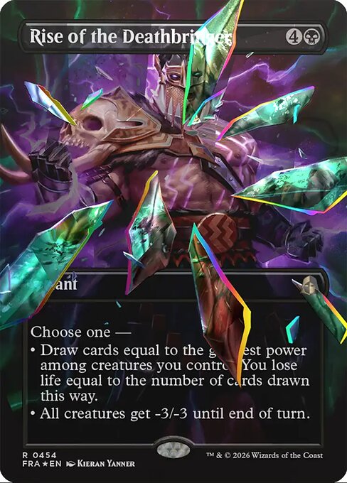 Rise of the Deathbringer (Borderless · Full Art) (FRA 454) [Reality Fracture]