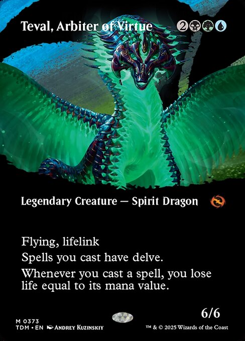 Teval, Arbiter of Virtue (TDM 373) [Tarkir: Dragonstorm]