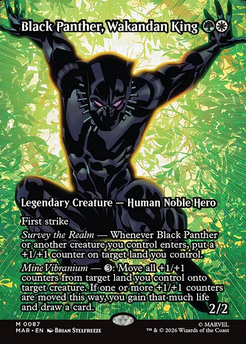 Black Panther, Wakandan King (MAR 87) [Marvel Universe]