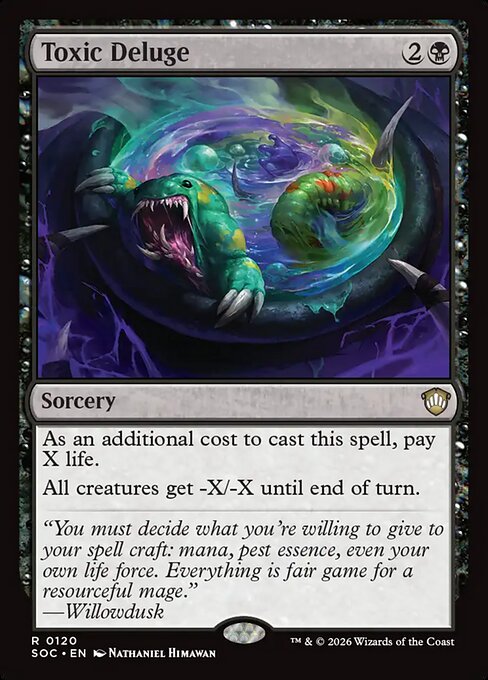 Toxic Deluge (SOC 120) [Secrets of Strixhaven Commander]